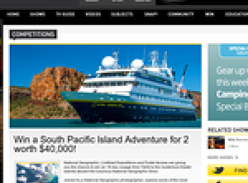 Win a South Pacific Island Adventure for 2 worth $40,000!