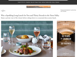 Win a Sparkling Long Lunch for You and Thirty Friends in the Yarra Valley