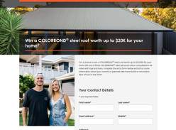 Win a steel roof worth up to $20K for your home!