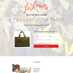 Win a Stella McCartney Falabella GO Travel Bag worth $1,495!