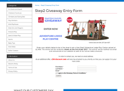 Win a Step2 Adventure Lodge Play Centre 