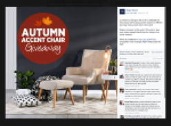 Win a stunning Traby accent chair & foot stool!