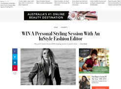 Win a Styling Session & $1,000 Myer Voucher