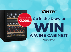 Win a Stylish 50-Bottle Wine Cabinet