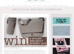 Win a stylish and savvy nursery bag