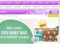 Win a stylish OiOi Baby Bag full of Huggies® Products