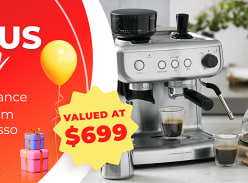 Win a Sunbeam Barista Max Espresso Coffee Machine
