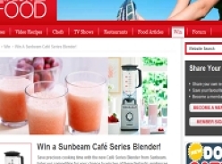 Win a Sunbeam Cafe Series Blender!