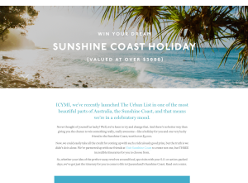 Win a Sunshine Coast Escape for 2
