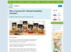 Win a Sunsol 10+ Muesli breakfast hamper!