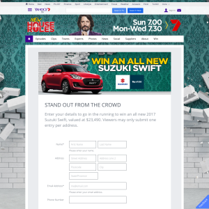Win a Suzuki Swift!