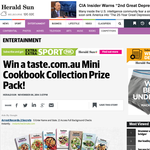 Win a taste.com.au Mini Cookbook Collection Prize Pack!