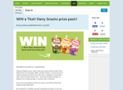 Win a That! Dairy Snacks prize pack!