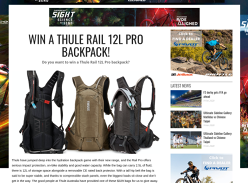 Win a Thule Rail 12L Pro backpack!