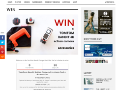 Win a TomTom Bandit Action Camera Premium Pack + Accessories