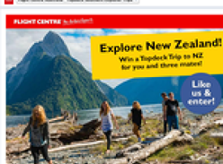 Win a Topdeck Trip to NZ for you & 3 mates!