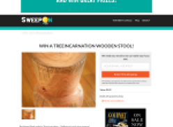 Win a Treeincarnation wooden stool!