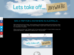 Win a trip for 2 to anywhere in Australia!