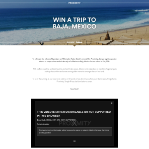 Win a trip for 2 to Baja, Mexico!