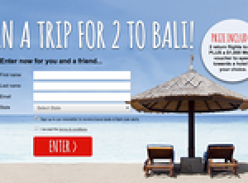 Win a trip for 2 to Bali + a $1,000 Webjet voucher!
