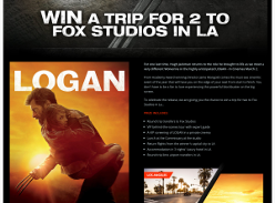 Win a trip for 2 to FOX Studios in LA!