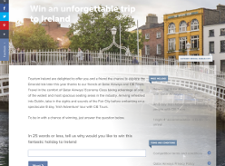 Win a trip for 2 to Ireland!