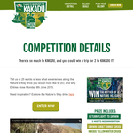 Win a trip for 2 to Kakadu