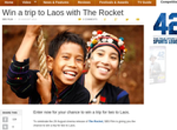 Win a trip for 2 to Laos!