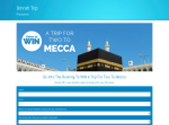 Win a trip for 2 to Mecca!