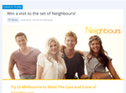Win a trip for 2 to Melbourne to meet the cast & crew of Melbourne!