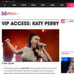 Win a trip for 2 to Melbourne to see Katy Perry perform live!