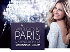 Win a trip for 2 to Paris & a year's supply of 'Visionnaire' cream!