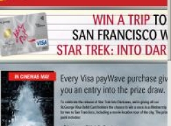 Win a trip for 2 to San Francisco with Star Trek: Into Darkness!