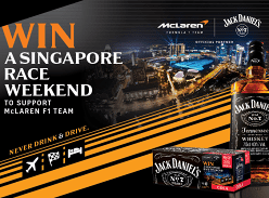 Win a Trip for 2 to Singapore to Support the Mclaren F1 Team