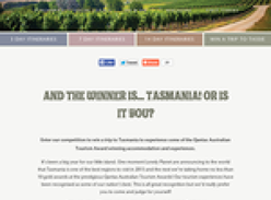 Win a trip for 2 to Tasmania!