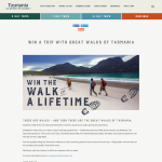 Win a trip for 2 to Tasmania!