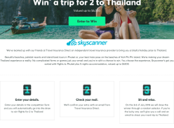Win a trip for 2 to Thailand