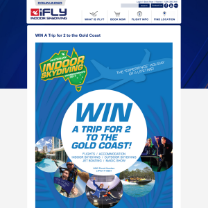 Win a trip for 2 to the Gold Coast