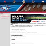Win a trip for 2 to the MLB World Series in the US!