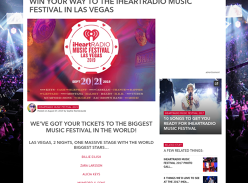 Win a trip for 2 to the Music Festival in Las Vegas!