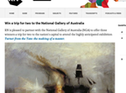 Win a trip for 2 to the National Gallery of Australia!