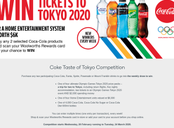 Win a trip for 2 to the Olympic Games Tokyo 2020!