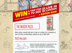Win a trip for 4 to London to see 'One Direction' live!
