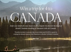 Win a Trip for 4 to Vancouver, Canada