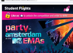 Win a trip to Amsterdam to party down at the MTV EMAs! (Open to 18-39 year old entrants ONLY)