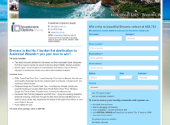 Win a trip to beautiful Broome, valued at $9,782!