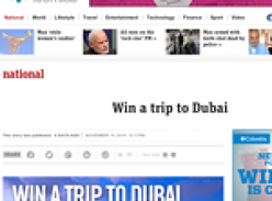 Win a trip to Dubai!