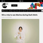 Win a trip to Hobart to see Marina during Dark Mofo!