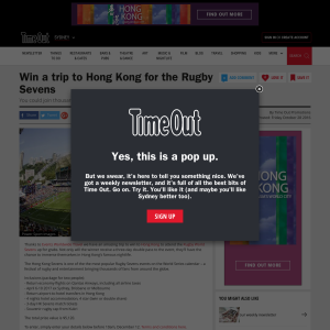 Win a trip to Hong Kong for the Rugby Sevens!