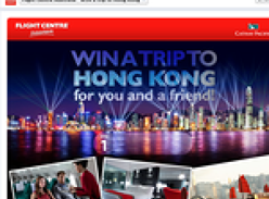 Win a trip to Hong Kong for you & a friend!
